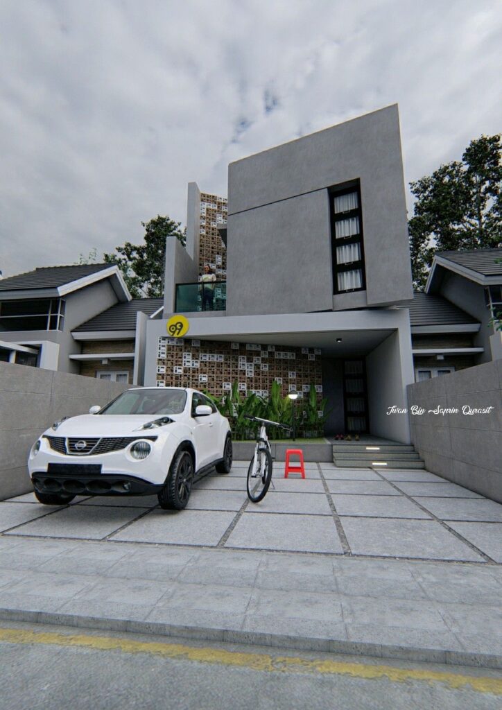 id.pinterest.com | Tips Desain Fasad Rumah Berkonsep Industrial yang Trendi | Citilum Aluminium Yogyakarta