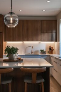 Kitchen Set HPL Warna Kayu