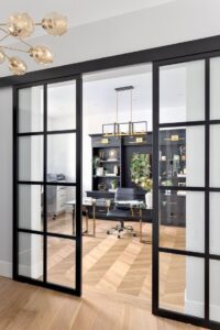 Kusen Aluminium untuk Pintu Geser Kantor