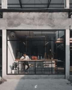Kusen Aluminium Hitam Doff