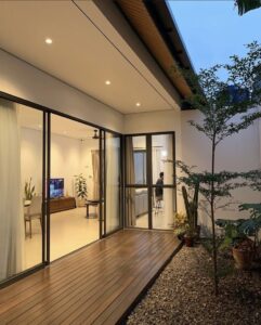 Desain Kusen Aluminium Modern untuk Rumah Bantul